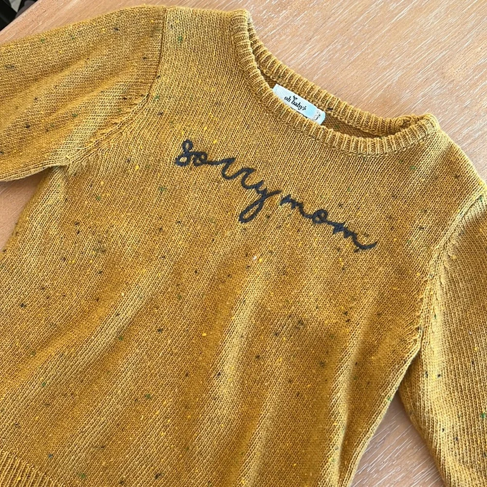 Oh Baby! Toddler Sorry Mom Sweater - Picture 3 of 3